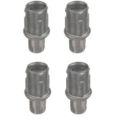 Stainless Steel Adjustable Bullet Feet for 1-5/8 in. O.D Tubing | Set of 4