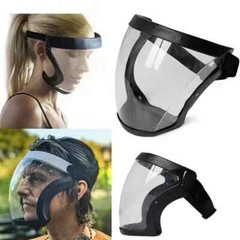 Full Face Paint Dust Shield Mask, Anti-Fog, Heavy Duty Safety Gear, Transparent