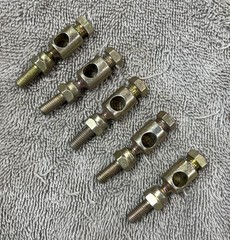 Ball Joint Swivel Shaft Rod End – Damper Control – 1/4″ – 28 Thread – Lot Of 5