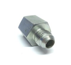 Unbranded/Generic Hydraulic Hose Adapter (9/16″ MJIC to 1/2″ Fem. Pipe) NOS