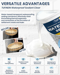 Transparent Waterproof Coating 10.6Oz Invisible Waterproof Agent Indoor Outdoor