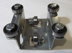 1-5/8 BEAM TROLLEY UNIQUE 6-WHEEL (4x SIDE WHEELS) 2″ CENTER CHANNEL ELEVATOR?