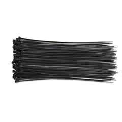 NEW 100 – 1000pcs 4″ to 24″ USA INDUSTRIAL BLACK WIRE CABLE ZIP NYLON TIE WRAPS