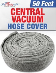50ft Washable Knitted Hose Sock Cover Replacement for Central Vacuum Cleaner
