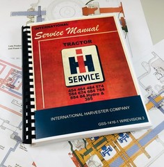 International Harvester 454 464 484 574 584 674 Tractor Factory Service Manual