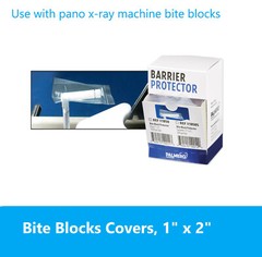 Palmero Bite Block Covers For Pano X-ray & Siemens machine, 1″ x 2″, 1000/Pkg.,