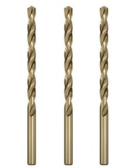 1/4″X6″ HSS Cobalt Drill Bit Set Aircraft Extension Long Deep Hole Drills-3Pcs