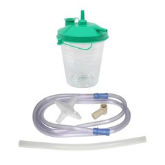 Full Suction Canister Kit 800 mL Canister, Tubing, Filter, Elbow, RES026S-EL10NT