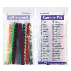 Dental Orthodontic Ligature Ties Elastic Rubber Bands 1000Pcs/pack 23 Colors