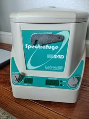 Labnet Spectrafuge 24D Centrifuge w/ Rotor & Lid, Working Microcentrifuge