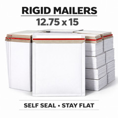 12.75×15 Rigid Stay Flat Mailers Self Seal Cardboard Envelopes 25-1000 Pcs