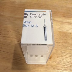 Dentsply Sirona Step Bur 12 S Carbide HP (Long Straight) Bur E102087 – 3 Pack
