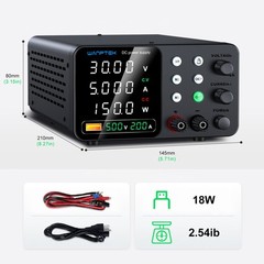 DC 0~30V/60V/120 3/5/10A Adjustable Lab Power Supply Veriable Internal Memories