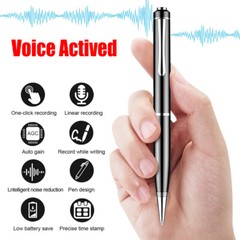 Digital Voice Activated Recorder Mini Small Hidden Audio Recording Pen Device
