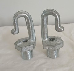 Abolite Industrial Light Fixture Hooks ( 2 pk) 3/4″ trade size. NEW. Ships Free