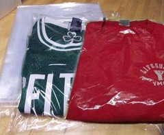 9×12-12×15-12×16 Poly T Shirt Clear Plastic Bags 2″-3″ Flap25-50-100-200-300-500