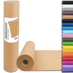 17.5″ x 1200» Brown Kraft Paper 50 lb Basis Thick Roll Packaging Shipping NEW**