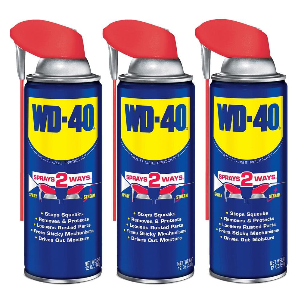 NEW Multi Purpose Original WD-40 Formula Lubricant Spray 3-PACK w/. Smart Straw