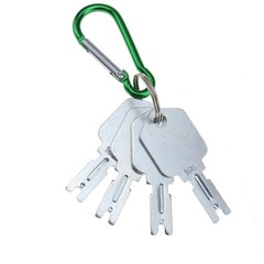 Forklift Ignition Keys 4PCS 166 1430 186304 51335040 A214062 for Clark Yale