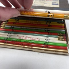 Blue Bonnet Set of 34 US United States PRESIDENTS PENCILS Advertisement Promo