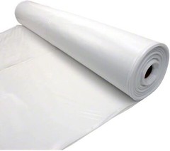 Poly Cover – 6 Mil White Plastic Sheeting