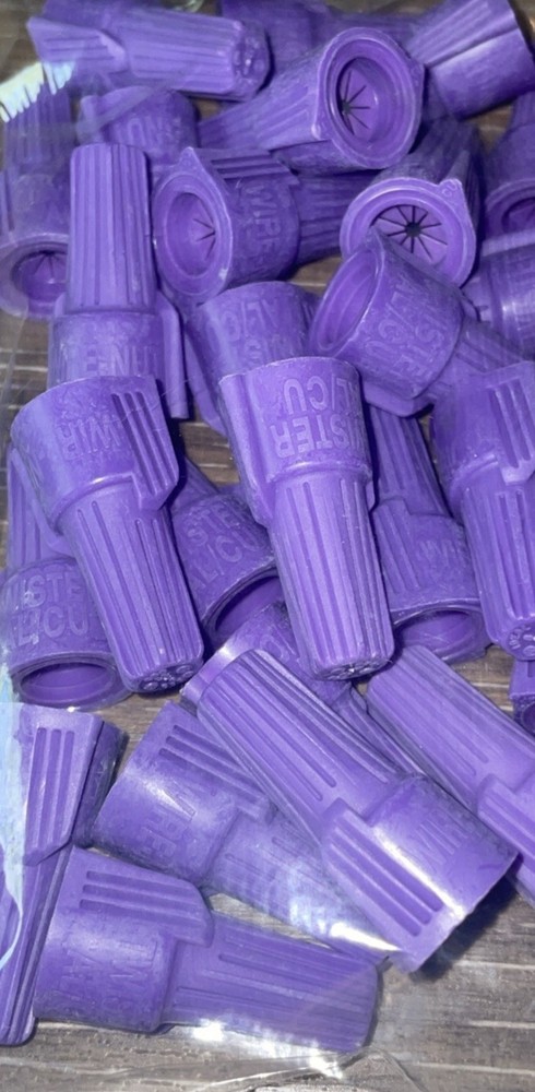 Ideal Twisters 125 pcs Al/Cu Wire Connectors Aluminum to Copper – Purple