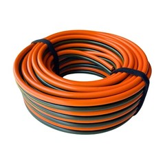 6 Gauge Dual Conductor Copper Wire – 100′ Orange/Black Booster Cable MADE IN USA