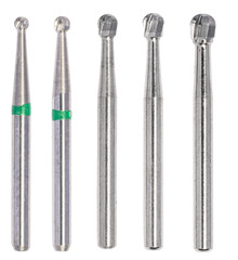 Round Carbide Burs for Friction Grip High FG (Choose Your Size & Qty) 19mm 26mm