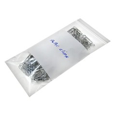 1000/PCS White Block 3″x5″ Clear Reclosable Seal Bag Plastic Zip Lock Bags 2Mil