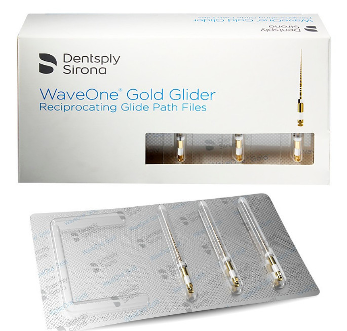 Waveone Gold Glider 31mm ENDODONTIC RECIPROCATING Glide Path Dentsply 3 files