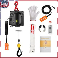 3-in-1 Electric Hoist 2200lb Capacity Power Winch Crane 110V