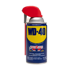 Classic WD-40 Formula, Multi-Purpose Lubricant Spray with Smart Straw, 8 oz.