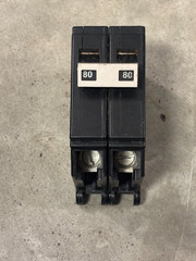 NEW OLD STOCK NO BOX EATON CH280 2POLE 80AMP 240VOLT SNAP IN BREAKER TYPE CH 3