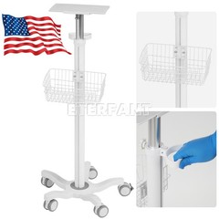 Wall Mount Bracket with Screw Holes/Medical Trolley Cart for Patient Monitor