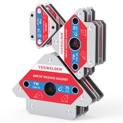 Arrow Welding Magnet Set Welder Soldering Angle Holder 25lb/50lb/75lb
