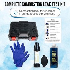 Combustion Leak Detector Kit – 100+ Tests Automotive Engine Block and Head Ga…