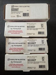 FIRE-LITE SD355T COMBO PHOTO SMOKE/135° FIXED TEMP HEAT DETECTOR – NEW 4 AVAIL.