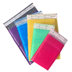 AirnDefense #2 8.5×12″ Colored Poly Bubble Mailers Shipping Padded Envelopes