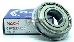 6202 ZENR Nachi Bearing Shielded ONE SIDE C3 Snap Ring Japan 15x35x11
