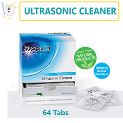 Dental MARK3 ULTRASONIC CLEANER Enzymatic 64 -Tablets/Box, USA, EXP 10/2027