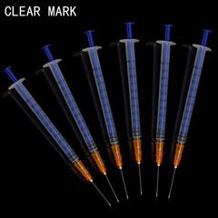 100 Pack 1ml/cc Luer Slip Syringes with Caps, Individually Sealed for Labs & Cra