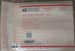 Flat Rate Envelope Priority Mail USPS United States Postal Service 10×12 Padded