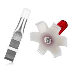 Condenser Fin Straightener Comb 6 in1 Cleaner Automotive A/C Radiator Evaporator