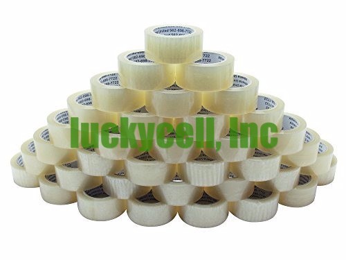 12 Rolls-3″x110 Yards(330′ ft)–Box Carton Sealing Packing Shipping Clear Tape