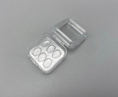 Dental Denture Hinged Display Box Film Membrane Storage Case False Teeth Case