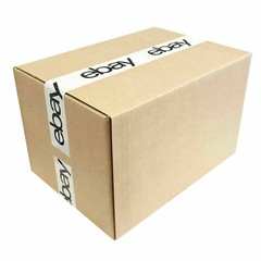 6 Rolls 2″ x 75 yards Black – White Official eBay Branded Packaging Carton Tape
