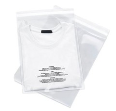 500 12×15 Poly Bags Resealable Suffocation Warning Clear Merchandise 1.5 mil