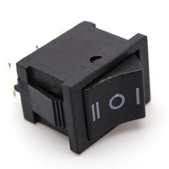 5x Rocker Switch ON/OFF/ON 6-Pin DPDT Rectangular Car DC 12V AC 6A/250V 10A/125V
