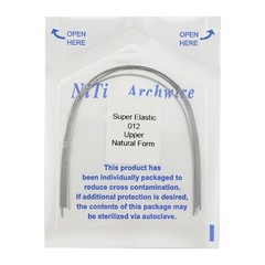 Orthodontic Arch Wires Round Rectangular Form Elastic Niti 12 16 18 1616 Natural