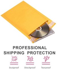 #000 4″x8″ (4″x7″ ) kraft Bubble Mailer Padded Envelope Shipping Bag 500, 1000